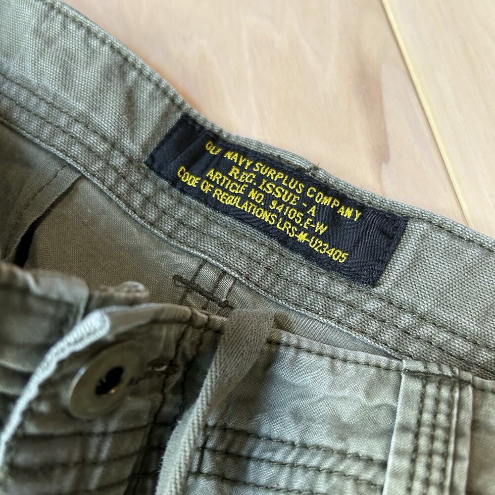 Old Navy Surplus Co. Cargo Twill Baggy Pants In Green Men’s 36x30 - Picture 3 of 7